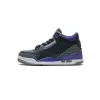 Bstsneaker- Air Jordan 3 Retro Black Court Purple CT8532-050 