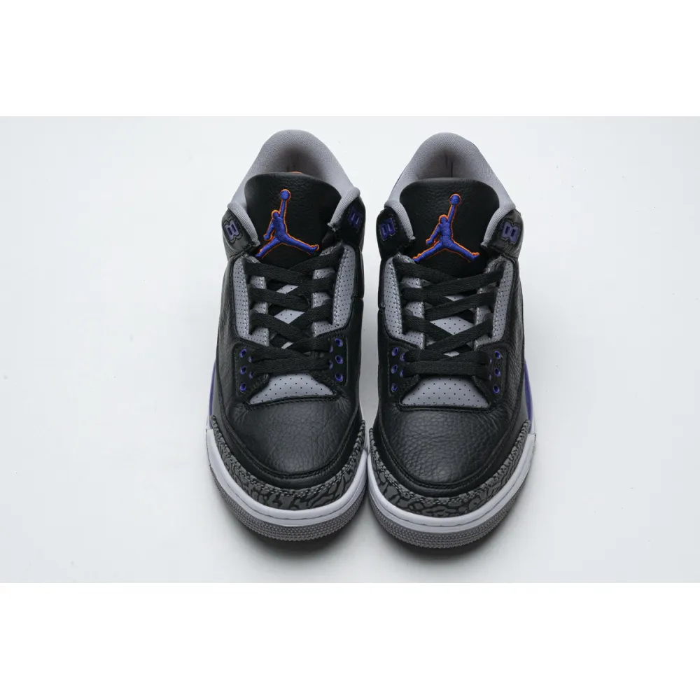 Bstsneaker- Air Jordan 3 Retro Black Court Purple CT8532-050 