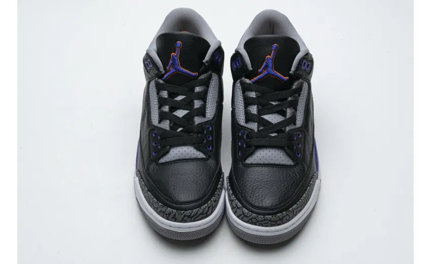 Bstsneaker- Air Jordan 3 Retro Black Court Purple CT8532-050 