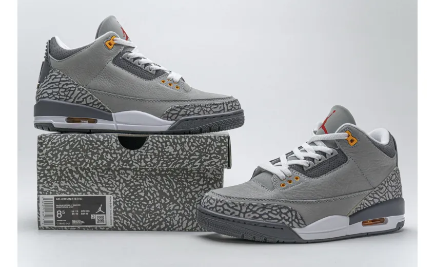 Bstsneaker- Air Jordan 3 Retro Cool Grey (2021) CT8532-012 