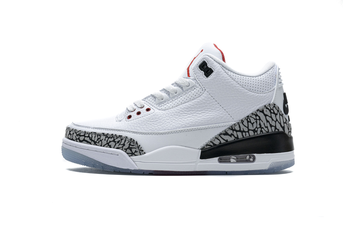 Bstsneaker- Air Jordan 3 Retro Free Throw Line White Cement 923096-101 