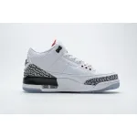  Air Jordan 3 Retro Free Throw Line White Cement 923096-101 