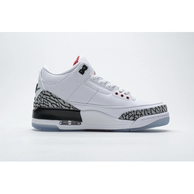 Bstsneaker- Air Jordan 3 Retro Free Throw Line White Cement 923096-101  02