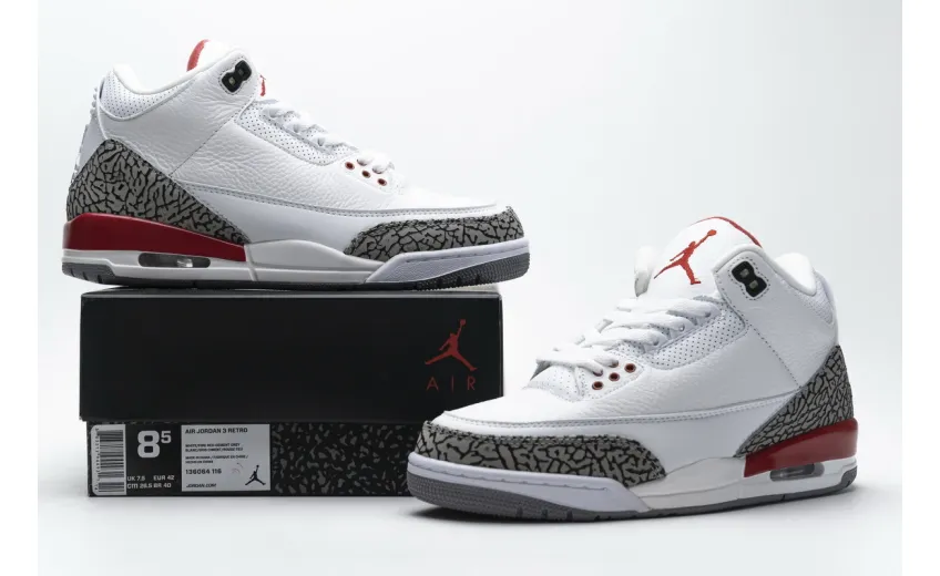 Bstsneaker- Air Jordan 3 Retro Hall of Fame 136064-116 