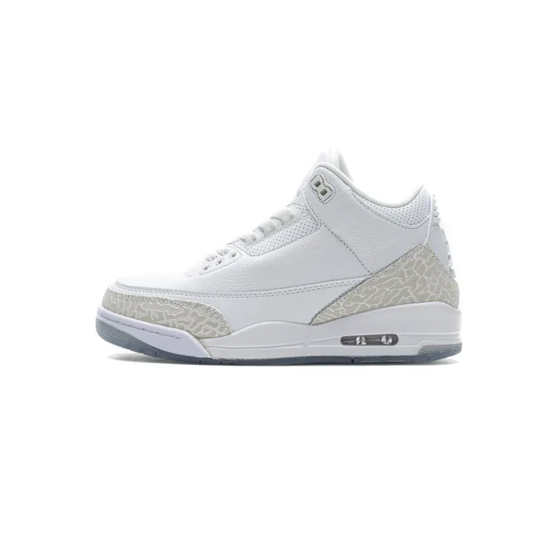 Bstsneaker- Air Jordan 3 Retro Pure White (2018) 136064-111 