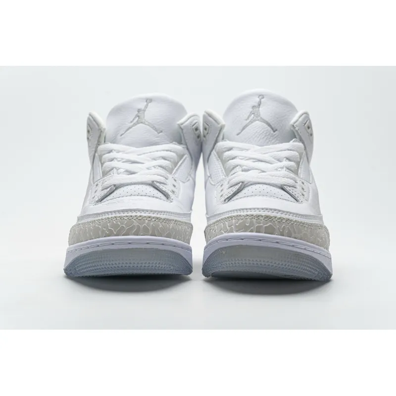 Bstsneaker- Air Jordan 3 Retro Pure White (2018) 136064-111 