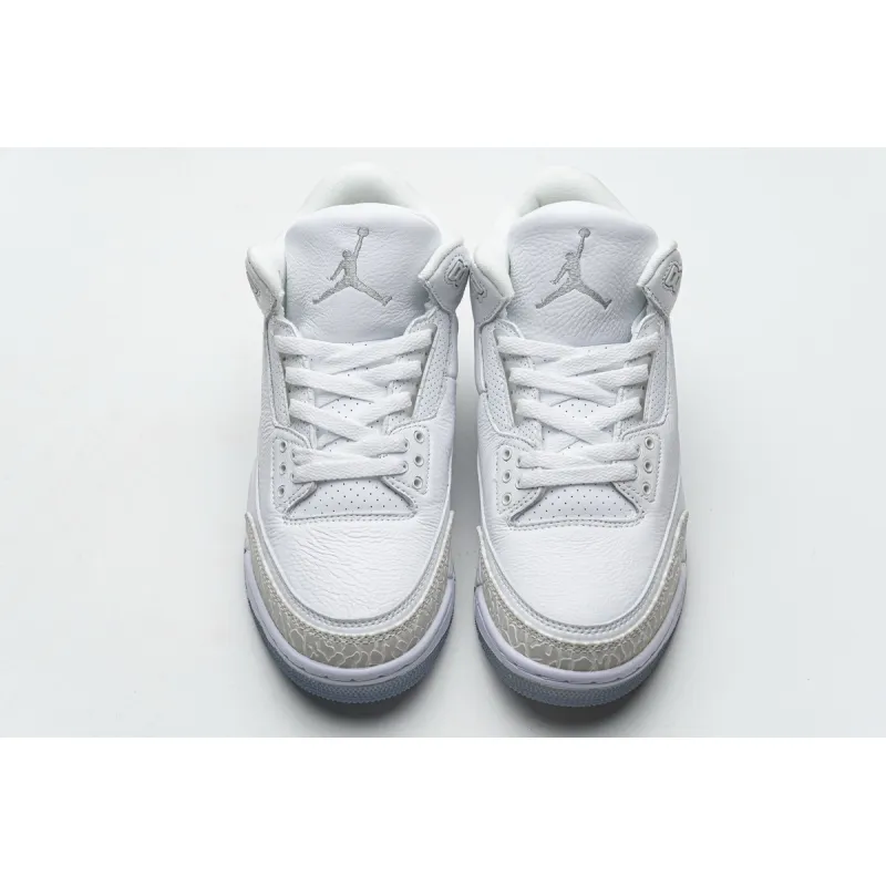 Bstsneaker- Air Jordan 3 Retro Pure White (2018) 136064-111 