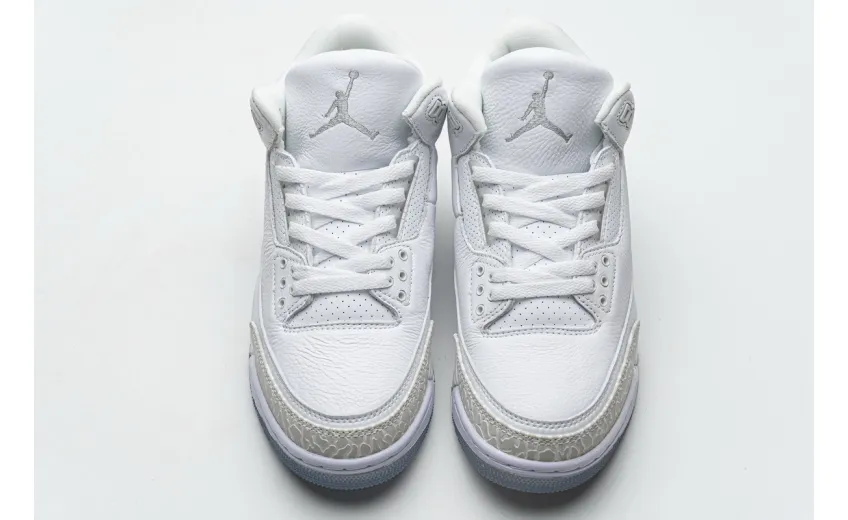 Bstsneaker- Air Jordan 3 Retro Pure White (2018) 136064-111 