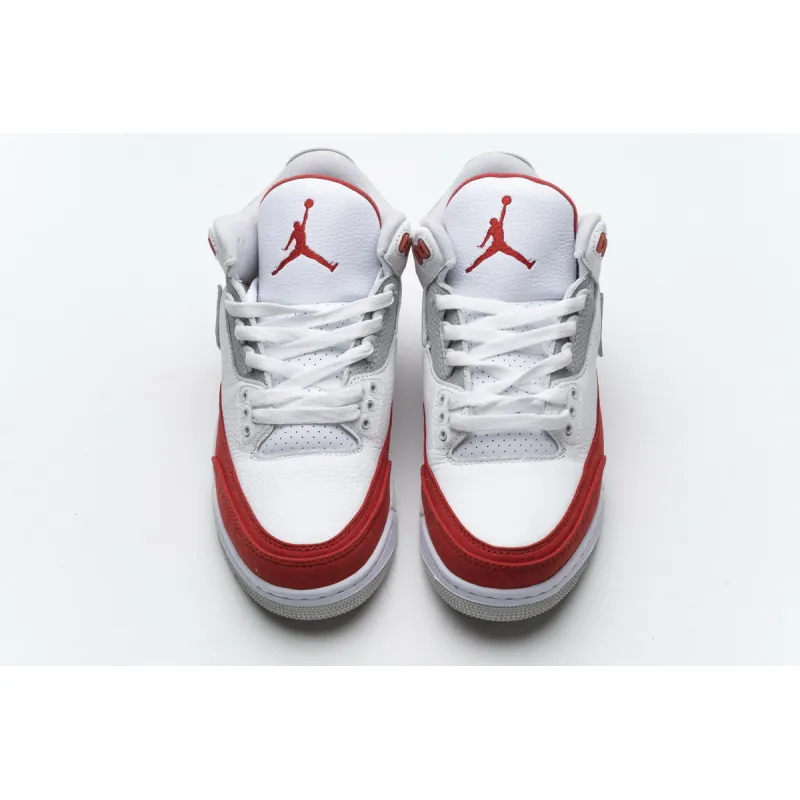 Bstsneaker- Air Jordan 3 Retro Tinker White University Red CJ0939-100 