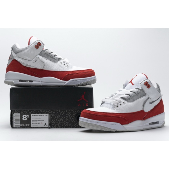 Air Jordan Retro TH SP White Grey University Red CJ0939-100