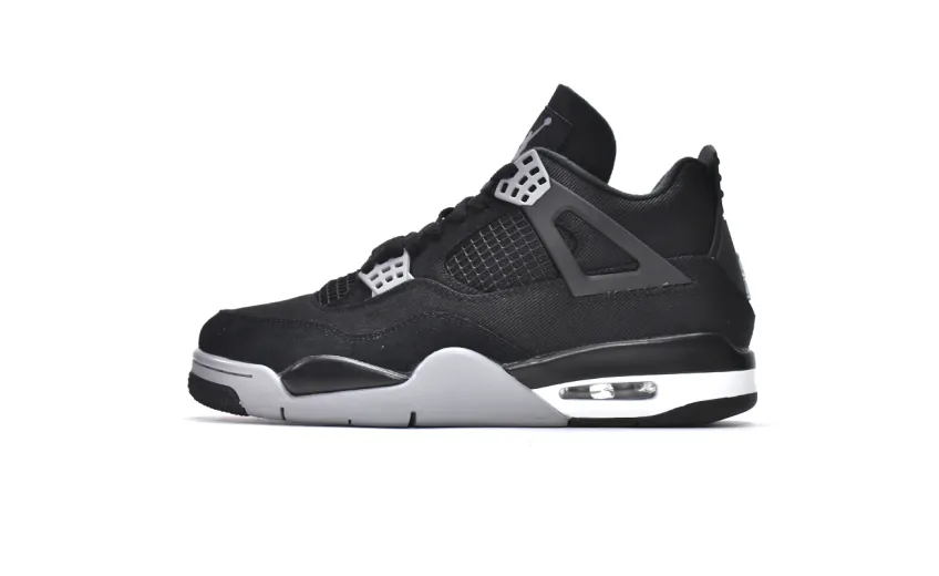 Bstsneaker- Air Jordan 4 Retro Black Canvas DH7138-006  