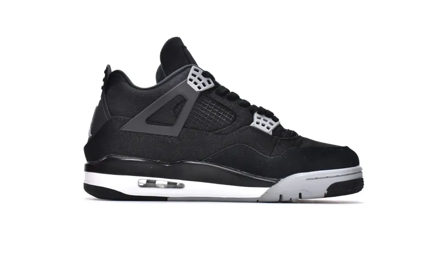 Bstsneaker- Air Jordan 4 Retro Black Canvas DH7138-006  