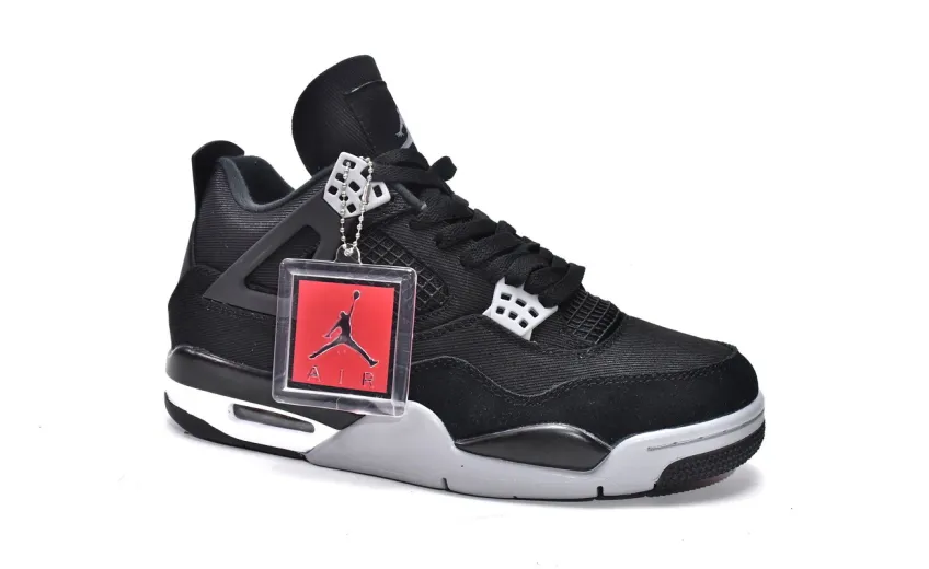 Bstsneaker- Air Jordan 4 Retro Black Canvas DH7138-006  