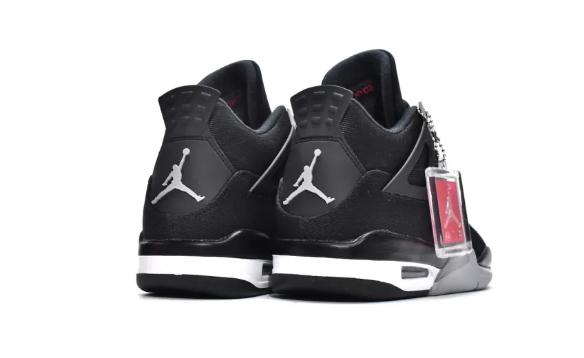 Bstsneaker- Air Jordan 4 Retro Black Canvas DH7138-006  