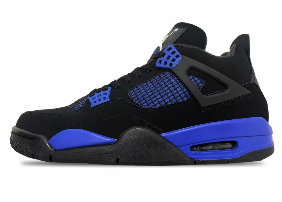 Air jordan 4 retro black game royal on sale