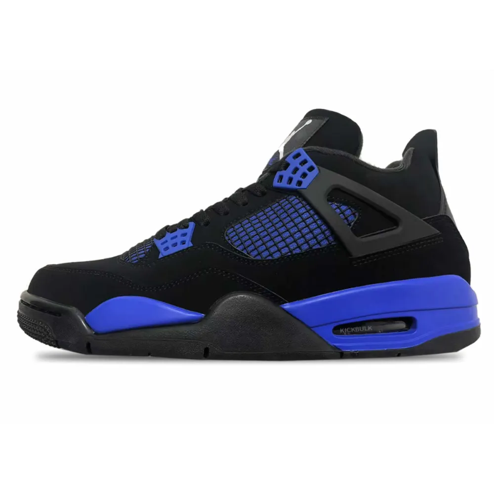 Bstsneaker- Air Jordan 4 Retro Black Game Royal  