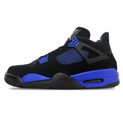 Bstsneaker- Air Jordan 4 Retro Black Game Royal   01
