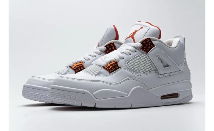 Bstsneaker- Air Jordan 4 Retro Metallic Orange CT8527-118 