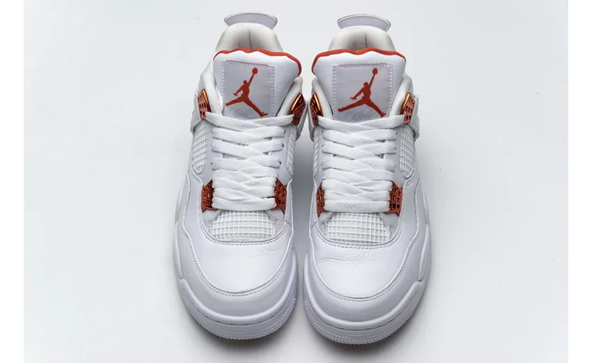 Bstsneaker- Air Jordan 4 Retro Metallic Orange CT8527-118 