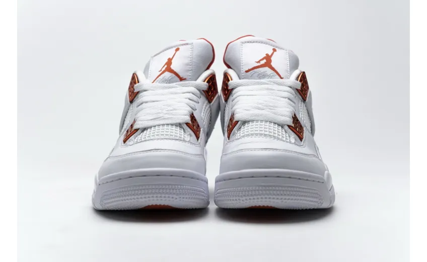 Bstsneaker- Air Jordan 4 Retro Metallic Orange CT8527-118 