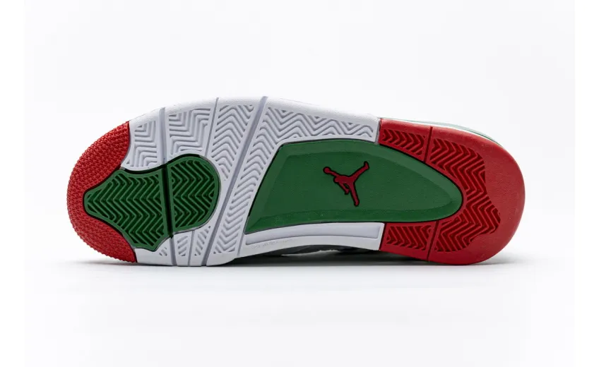 Bstsneaker- Air Jordan 4 Retro White Green Red AQ3816-063 