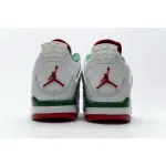  Air Jordan 4 Retro White Green Red AQ3816-063 