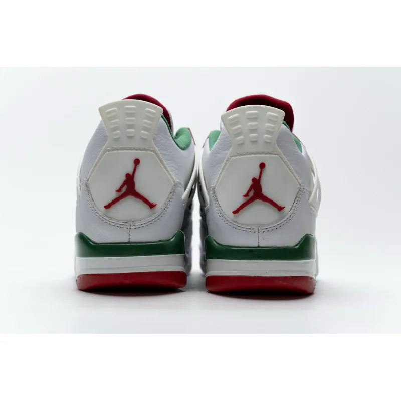  Air Jordan 4 Retro White Green Red AQ3816-063 