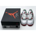  Air Jordan 4 Retro White Green Red AQ3816-063 