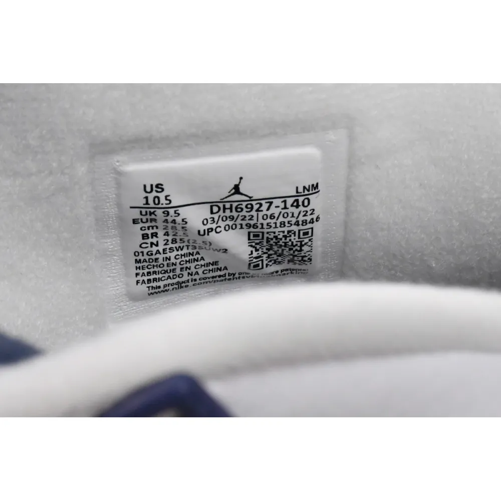 Bstsneaker- Air Jordan 4 Retro White Midnight Navy DH6927-140  