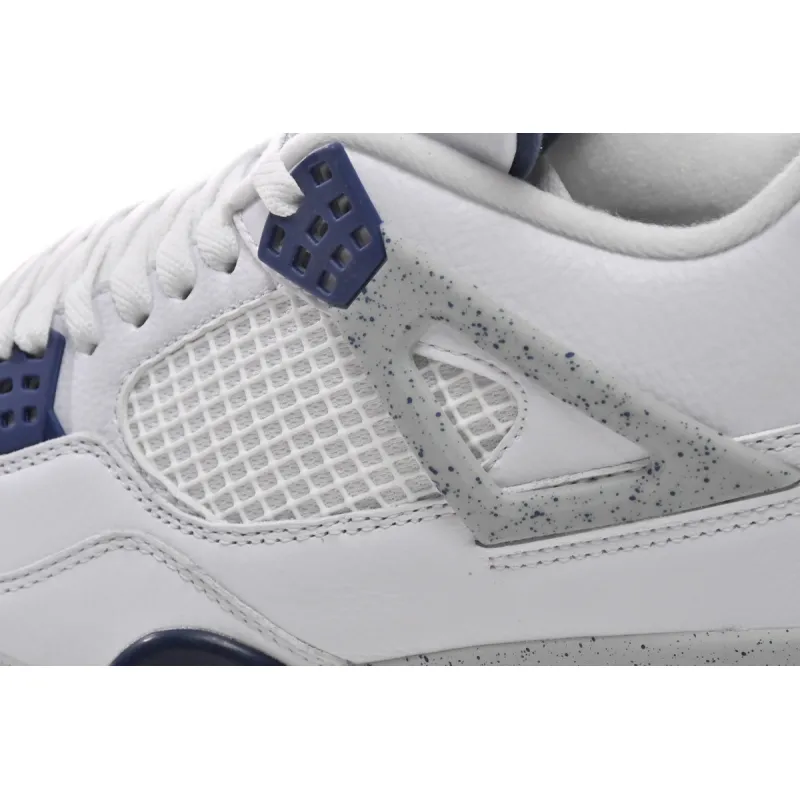 Bstsneaker- Air Jordan 4 Retro White Midnight Navy DH6927-140  