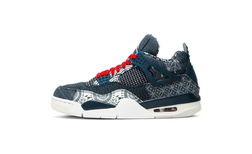 Bstsneaker- Air Jordan 4 Sashiko Deep Ocean CW0898-400 