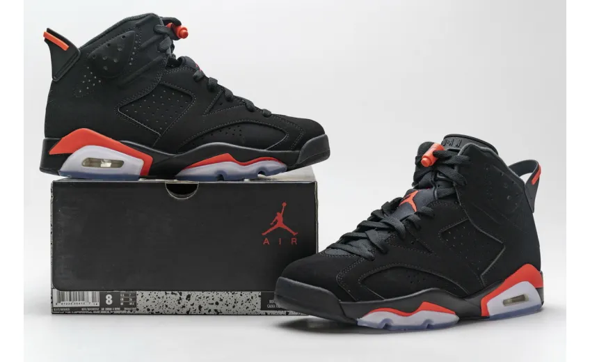 Bstsneaker- Air Jordan 6 Retro Black Infrared (2019) 384664-060 