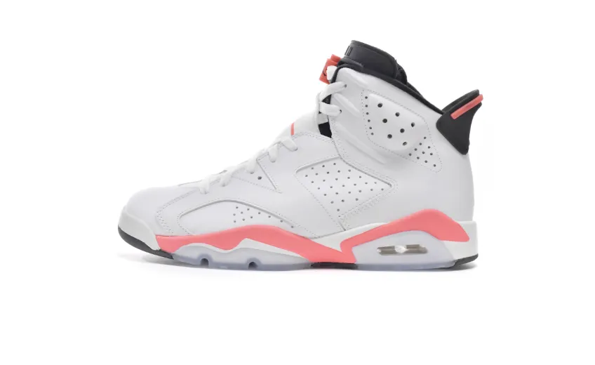  Air Jordan 6 Retro Infrared White 384664-123