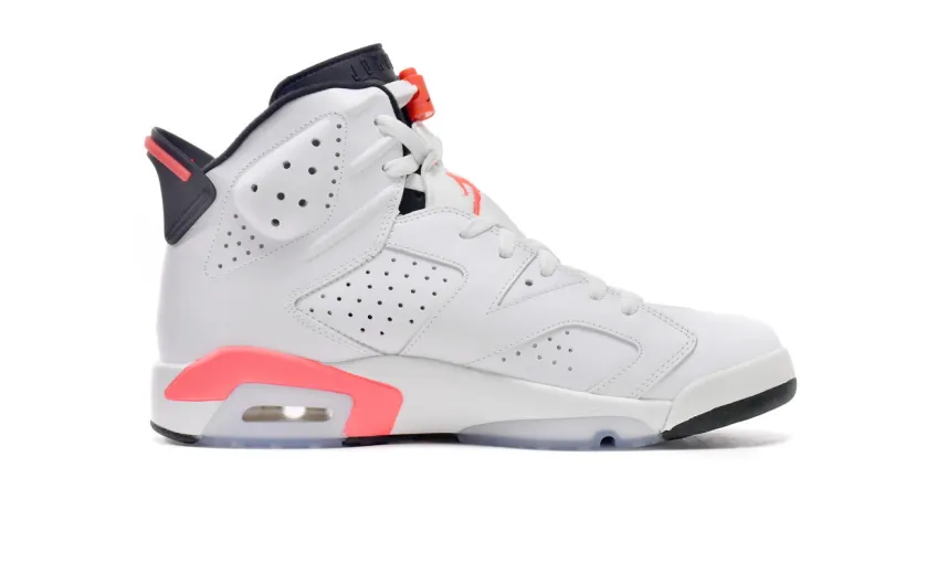  Air Jordan 6 Retro Infrared White 384664-123