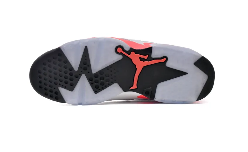  Air Jordan 6 Retro Infrared White 384664-123