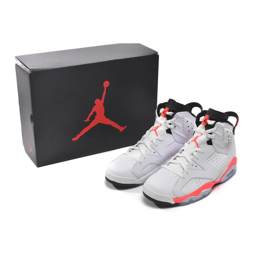  Air Jordan 6 Retro Infrared White 384664-123