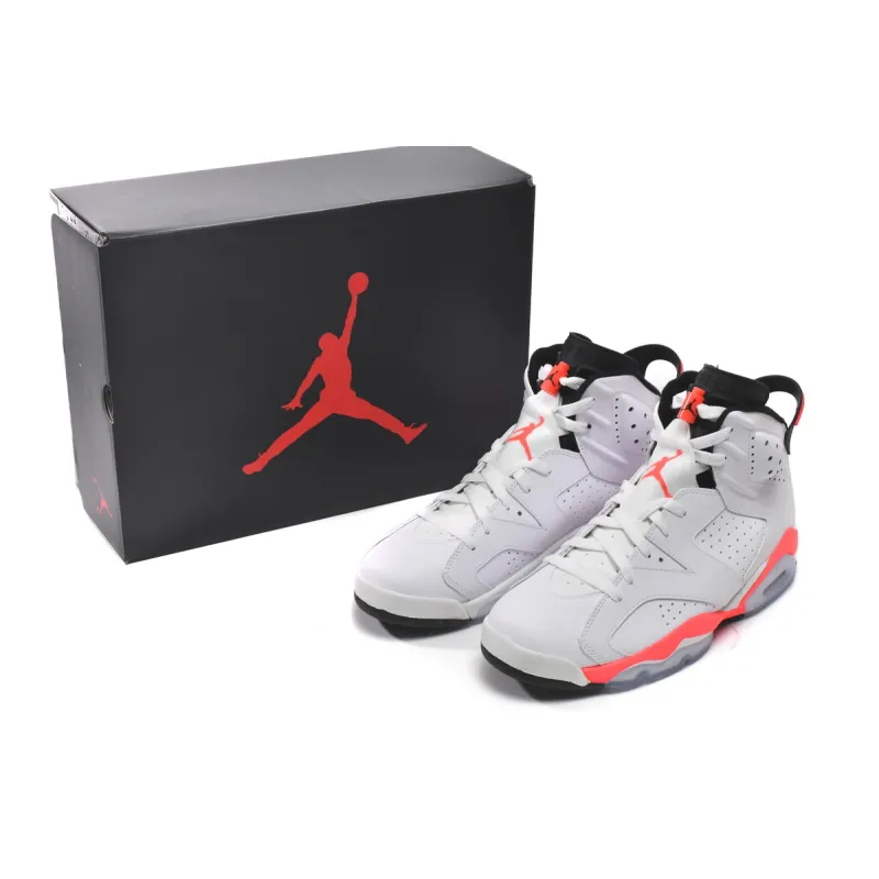  Air Jordan 6 Retro Infrared White 384664-123