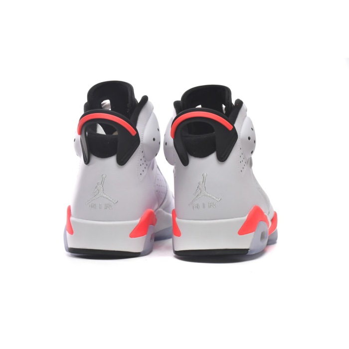  Air Jordan 6 Retro Infrared White 384664-123