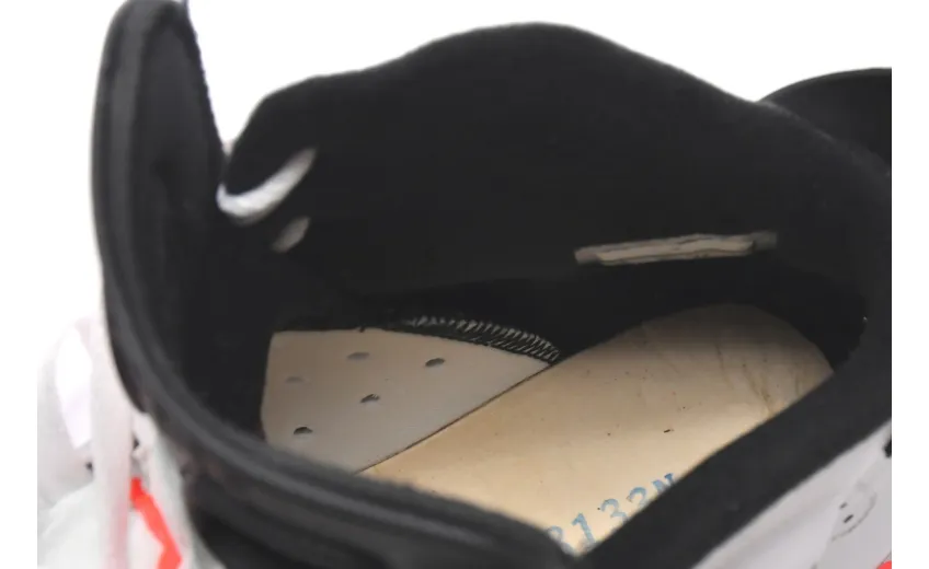  Air Jordan 6 Retro Infrared White 384664-123