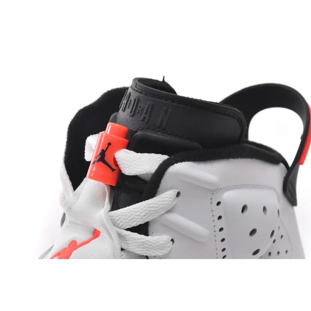  Air Jordan 6 Retro Infrared White 384664-123