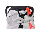  Air Jordan 6 Retro Infrared White 384664-123