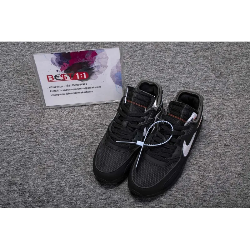 Bstsneaker- Air Max 90 OFF-WHITE Black AA7293-001 