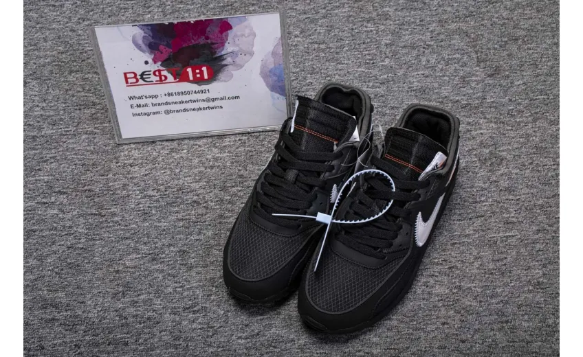 Bstsneaker- Air Max 90 OFF-WHITE Black AA7293-001 