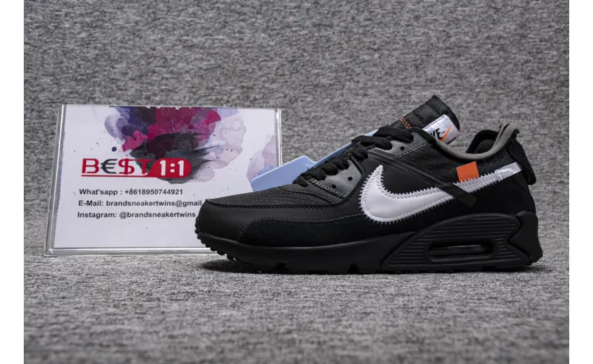 Bstsneaker- Air Max 90 OFF-WHITE Black AA7293-001 