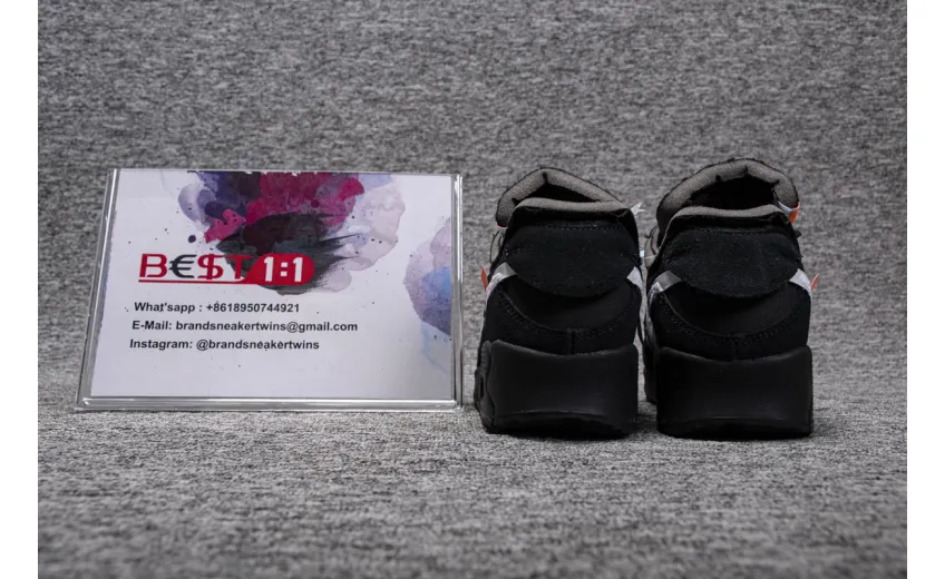 Bstsneaker- Air Max 90 OFF-WHITE Black AA7293-001 