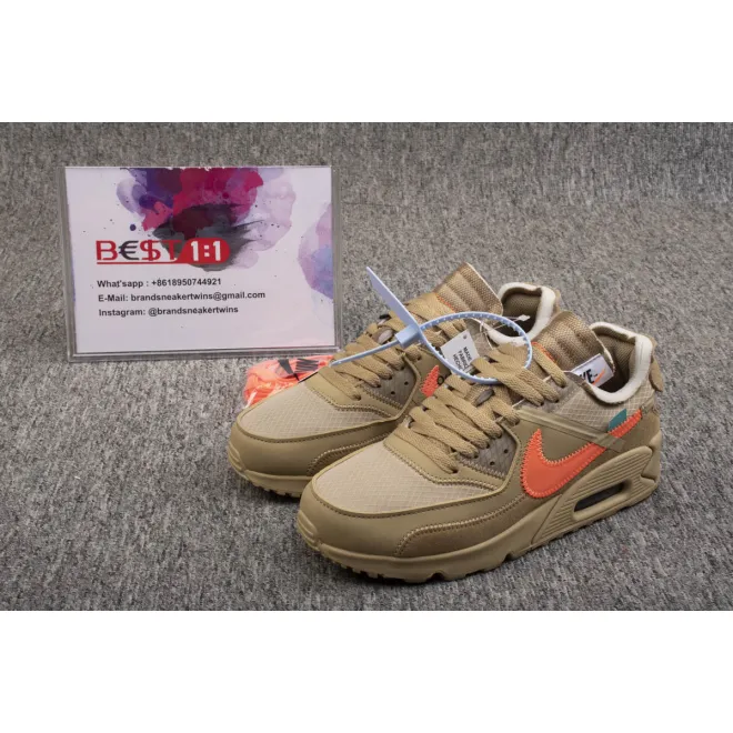 Bstsneaker- Air Max 90 OFF-WHITE Desert Ore AA7293-200 