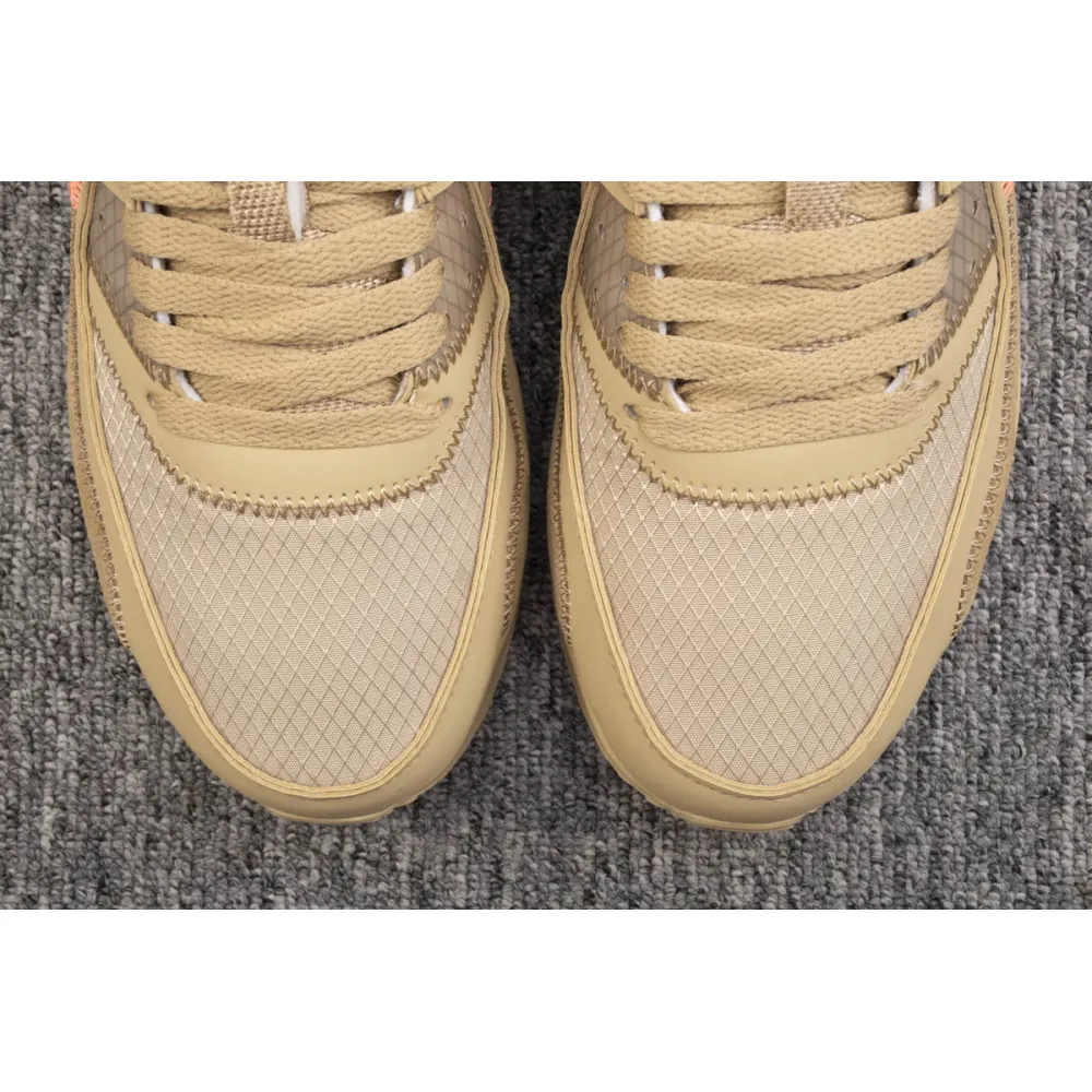 Bstsneaker- Air Max 90 OFF-WHITE Desert Ore AA7293-200 