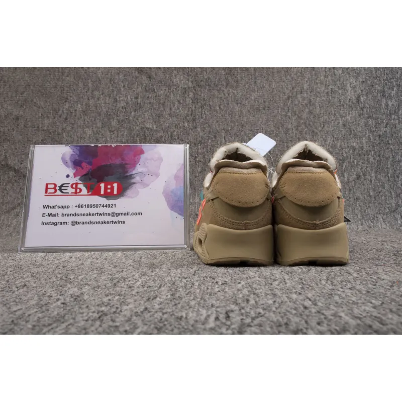  Air Max 90 OFF-WHITE Desert Ore AA7293-200 