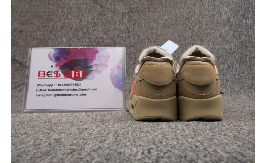 Bstsneaker- Air Max 90 OFF-WHITE Desert Ore AA7293-200 