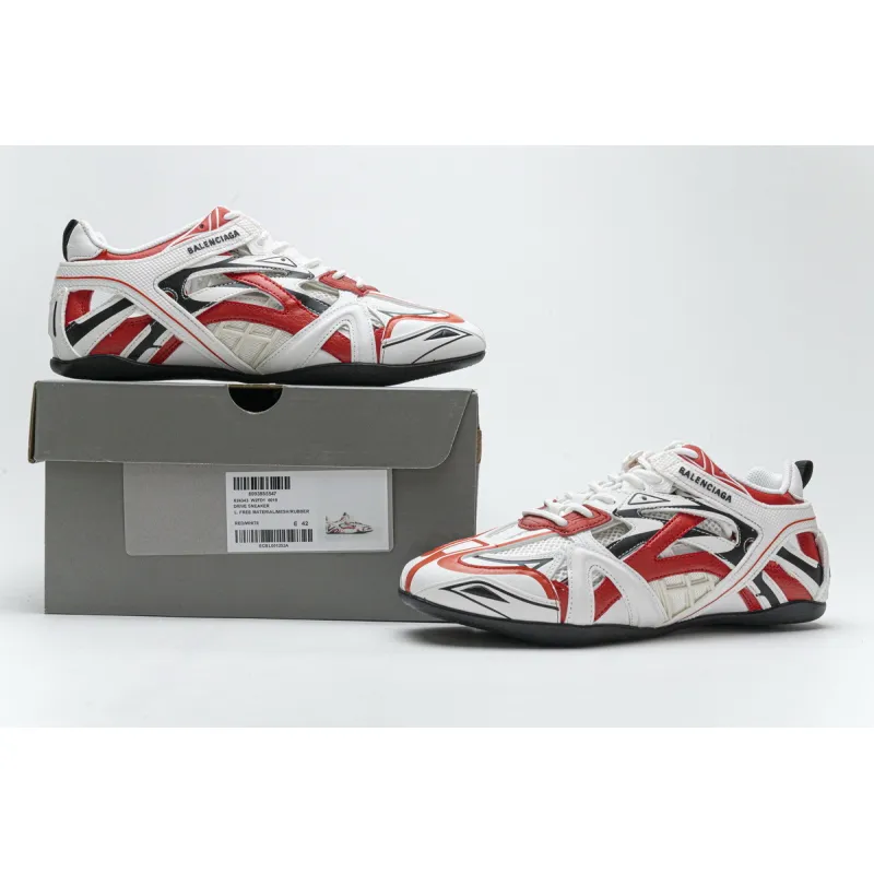 Bstsneaker- Balenciaga Drive Sneaker Red White 624343 W2FD1 6019 